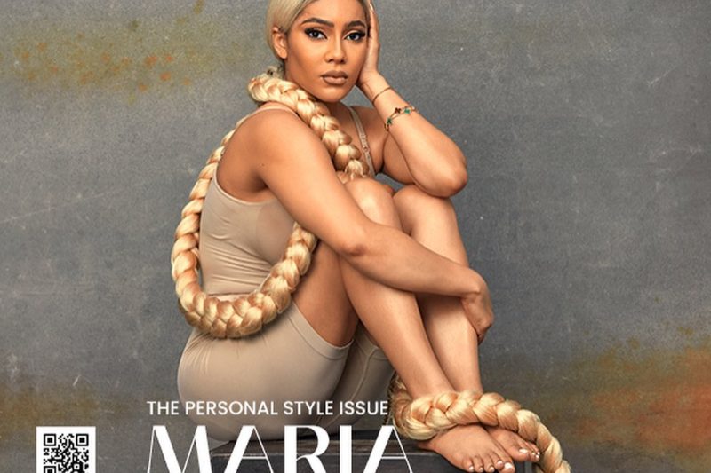 Ex BBNaija: Maria Chike Benjamin Covers Aura Magazine