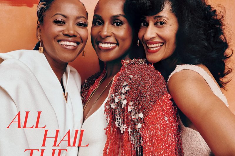 American Fiction’s Leading Ladies: Tracee Ellis Ross, Issa Rae, and Erika Alexander Shine in ESSENCE Magazine