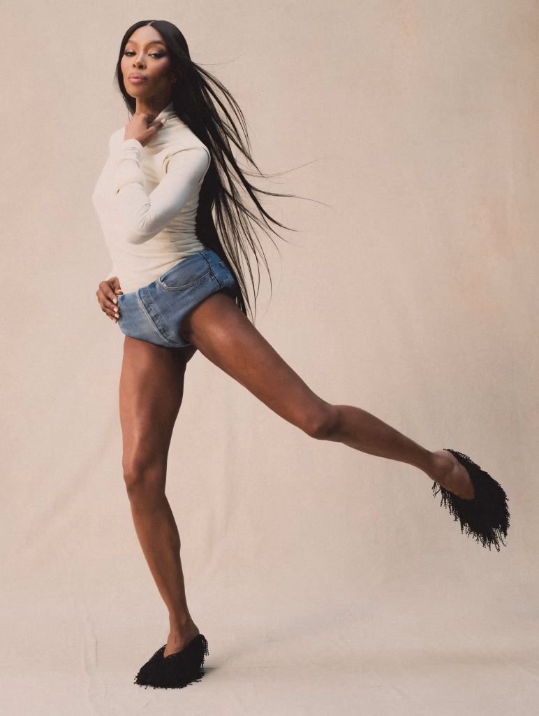 Four Decades of Iconic Influence: Naomi Campbell On Elle UK MAR 2024 Cover - OUTTAH