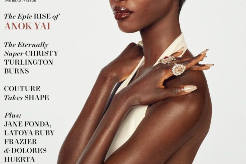“Beauty Is Personal” – Anok Yai in Harper’s Bazaar Magazine’s May 2024 Beauty Issue