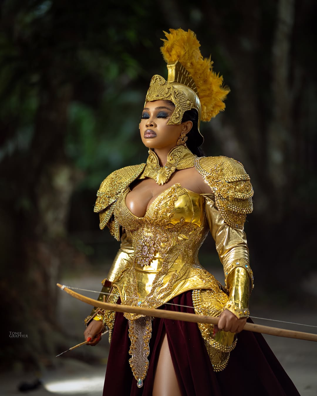 Celebrities Unleash Their Inner Warriors at the Labake Olododo Premiere – See Looks and Outfits
