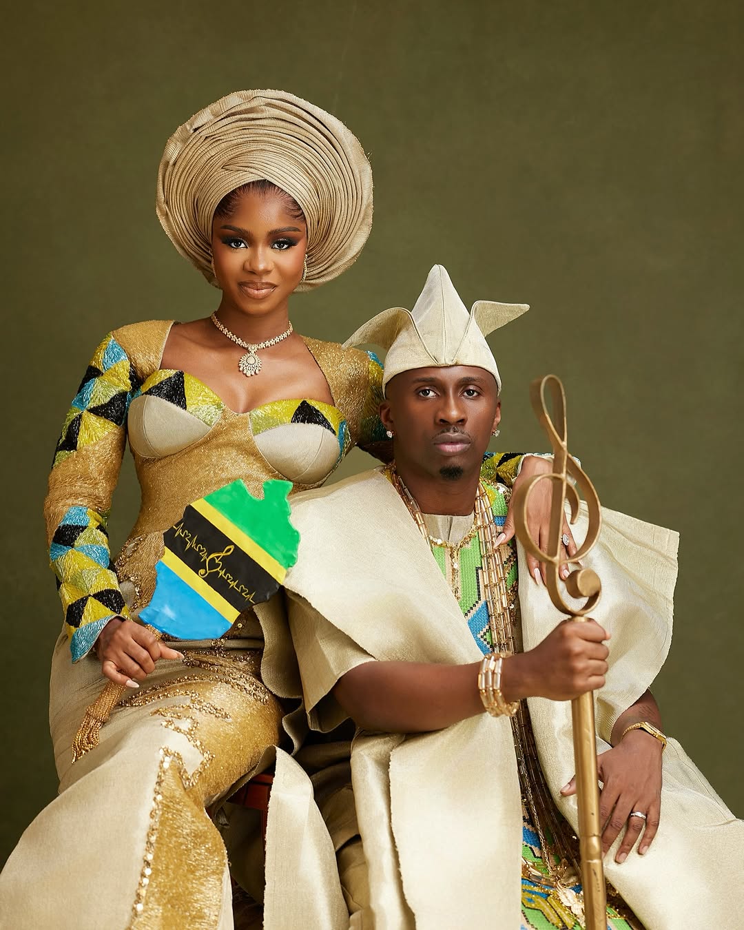 Priscilla Ojo & Juma’s First Pre-Wedding Look for #JP2025