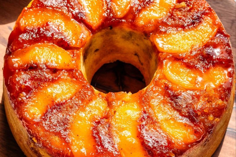 Peach Cobbler Cake Recipe So Good, It Should Come With a Warning