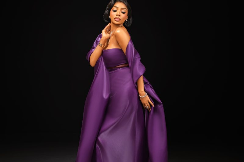 Chioma Ikokwu’s Purple Satin Look Broke All the Rules – Just Fabric